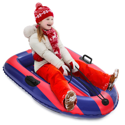 Inflatable Snow Sled with Handles
