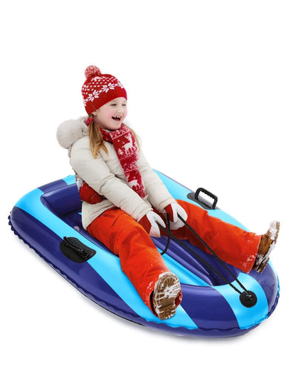 Inflatable Snow Sled with Handles