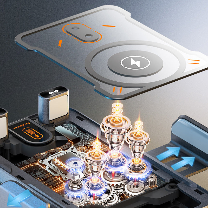 🔥HOT SALE 49% OFF🎁⚡Over 50K sold! 📱Smart 2-in-1 Car Rotating Mobile Phone Holder & Wireless Charger⚡