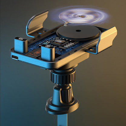 🔥HOT SALE 49% OFF🎁⚡Over 50K sold! 📱Smart 2-in-1 Car Rotating Mobile Phone Holder & Wireless Charger⚡